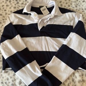 brandy melville stripped collared shirt